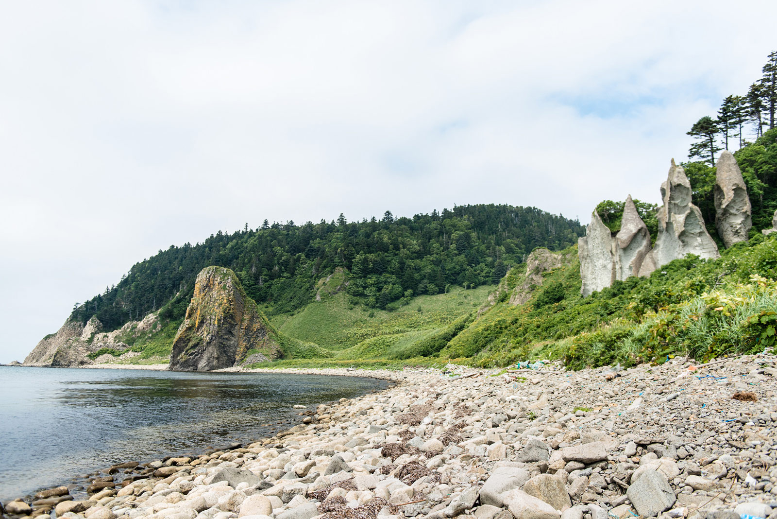 Cape Stolbchaty, Kunashir
